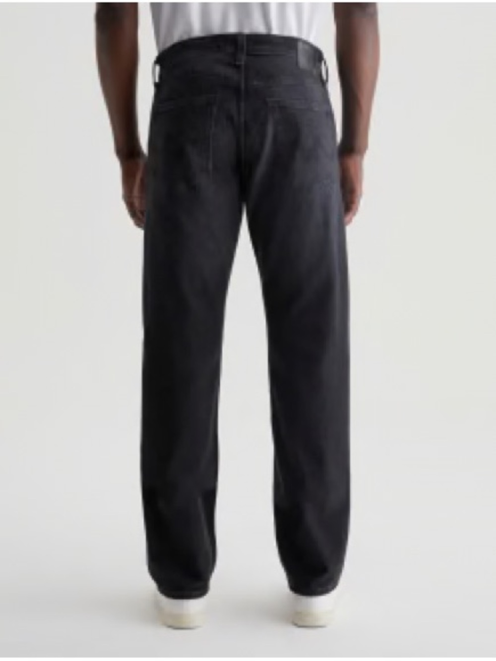 Ag Adriano Goldschmied Men's Relaxed Black Corduroy Jeans